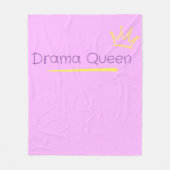 Drama Queen Fleecedecke (Vorderseite)