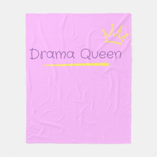 Drama Queen Fleecedecke (Vorderseite)