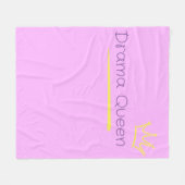 Drama Queen Fleecedecke (Vorderseite (Horizontal))
