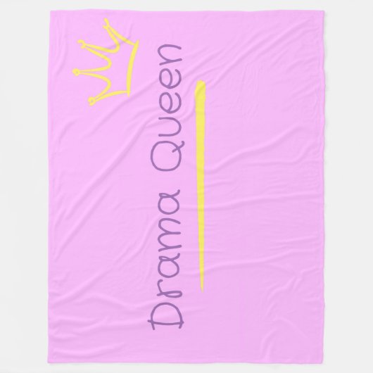 Drama Queen Fleecedecke (Vorderseite)