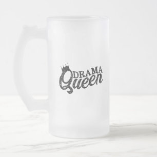 Drama Queen Frosted Becher Mattglas Bierglas
