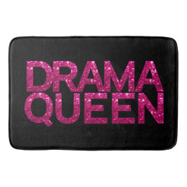Drama Queen Hot Pink Glitzer Badematte