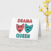 Drama Queen Karte (Gelbe Blume)