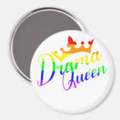Drama Queen | LGBTQ+-Preis Magnet (Vorderseite/Rückseite)