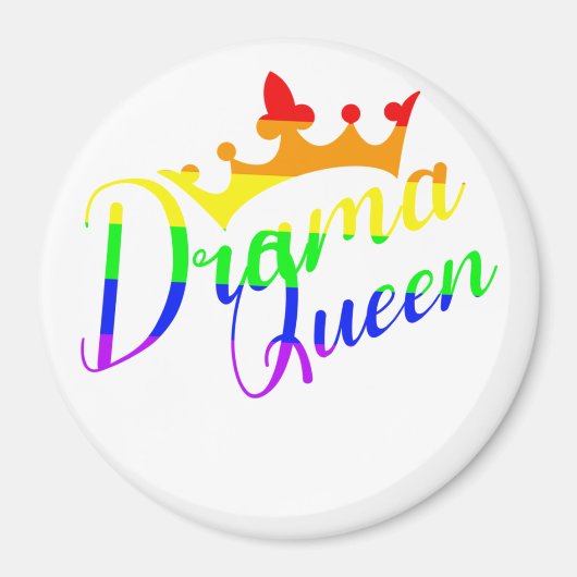 Drama Queen | LGBTQ+-Preis Magnet (Vorne)