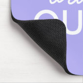 Drama Queen | Moderne Lila Giro Quote Art Mousepad (Ecke)