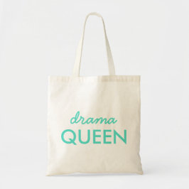 Drama Queen | Modernes, trendy Aqua Green Cooles Z Tragetasche