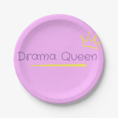 Drama Queen Pappteller (Vorderseite)