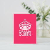 Drama Queen Postkarte (Stehend Vorderseite)