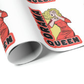 Drama Queen, weil alles mich zu sehr begeistert Geschenkpapier (Rolleneckpunkt)