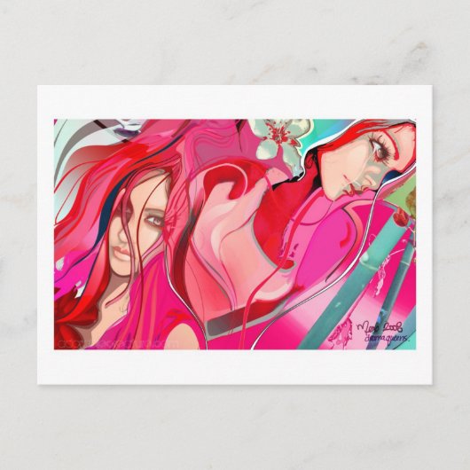 Drama Queens Postcard Postkarte (Vorderseite)