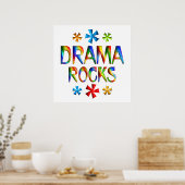 DRAMA ROCKS POSTER (Küche)
