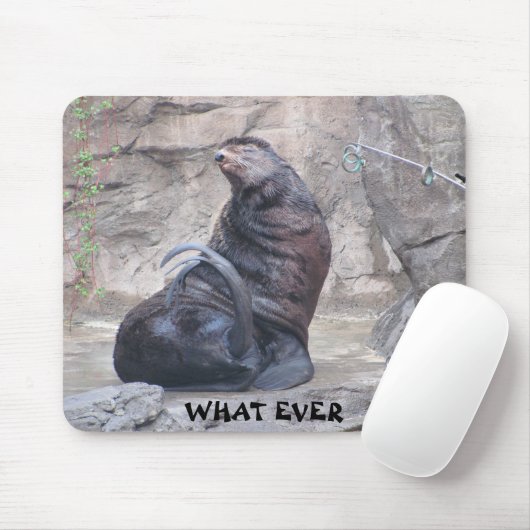 Drama Siegel sagt "was immer" Mousepad (Mit Mouse)