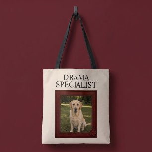 Drama-Spezialist Individuelles lustiges Hunde-Foto Tasche