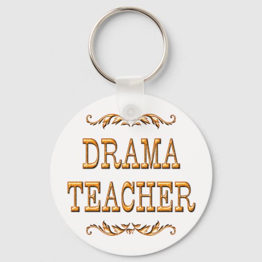 Drama Teacher Schlüsselanhänger (Vorderseite)