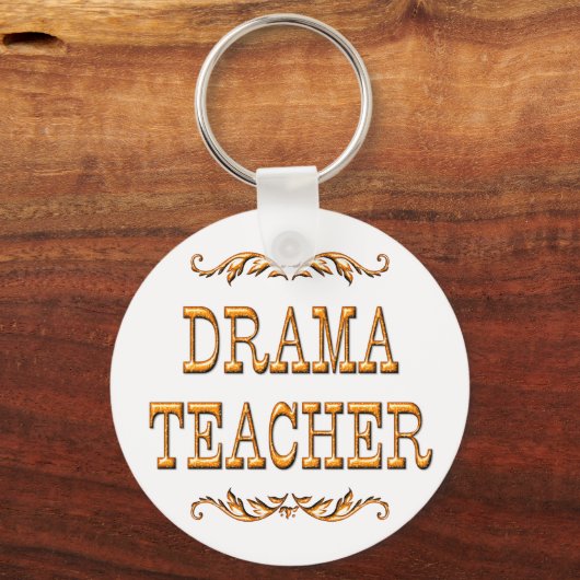 Drama Teacher Schlüsselanhänger (Vorderseite)