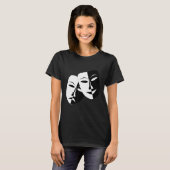 Drama Theater Masks Comedy and Tragedy T-Shirt (Vorne ganz)