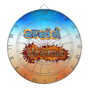 Drama vermeiden dartscheibe