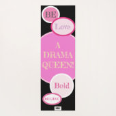 "Drama-" Yoga-Matte Yogamatte (Rückseite)