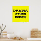 DRAMAFREE ZONE, AKW Dezignz est. 2006 Poster (Küche)