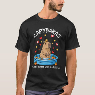 Dramafreie Mitbewohner Capybara Tier Nagetier Lieb T-Shirt