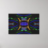 Dramakomplex Schwarze Moderne Kunst 12 Leinwanddruck (Vorderseite)