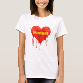 Dramakönigin Dramarama blutendes Herz Frauen T-Shirt