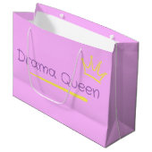 Dramakönigin Große Geschenktüte (Vorderseite Schrägansicht)