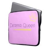 Dramakönigin Laptopschutzhülle (Vorderseite Links)