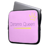 Dramakönigin Laptopschutzhülle (Vorderseite Links)