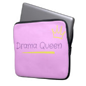 Dramakönigin Laptopschutzhülle (Vorderseite Links)