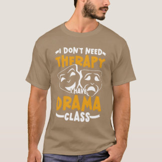 Dramalehrer Drama-Kurs Retro T-Shirt