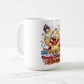 Dramatic Duck Funny Coffee Mug Kaffeetasse (Vorderseite Links)