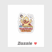 Dramatic Duck Funny Sarcastic Sticker (Blatt)