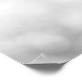 Dramatic Red Heart Shaped Apple Poster (Ecke)