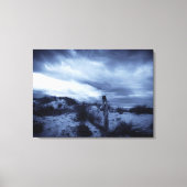 Dramatic Sunset, Beach, Sun Dunes / New Zealand Leinwanddruck (Vorderseite)