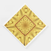 Dramatic Tablescape Detail: Gilded Zenith Opulent  Serviette (Ecke)