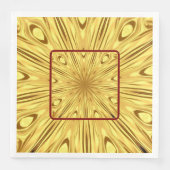 Dramatic Tablescape Detail: Gilded Zenith Opulent Serviette (Vorderseite)