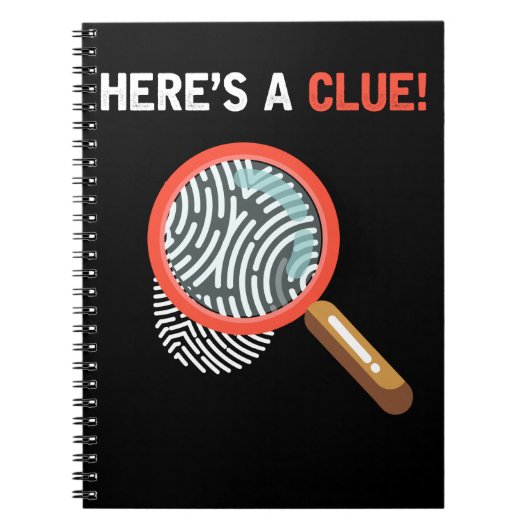 Dramatikatalog zur Untersuchung von sonniger Krimi Notizblock (Vorderseite)