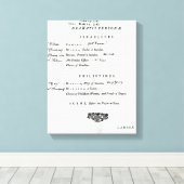 Dramatis Personae für Samson Leinwanddruck (Insitu (Holzboden))