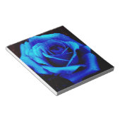 Dramatisch Blaue Rose Notizblock (angewinkelt)