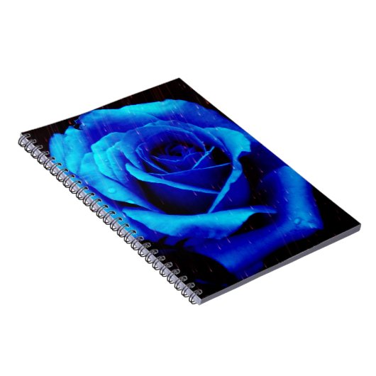 Dramatisch Blaue Rose Notizblock (Rechte Seite)