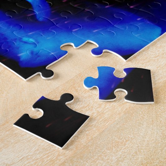 Dramatisch Blaue Rose Puzzle (Seite)