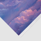 Dramatisch farbenfrohe Pastel Wolken Himmel Decoup Seidenpapier (Ausschnitt)