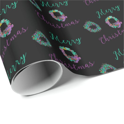 Dramatisch frohe Weihnachtskriege Geschenkpapier (Rolleneckpunkt)