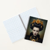 Dramatisch Goth Womanj Notizblock (Innenseite)