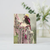 Dramatisch in Blume Postkarte (Stehend Vorderseite)