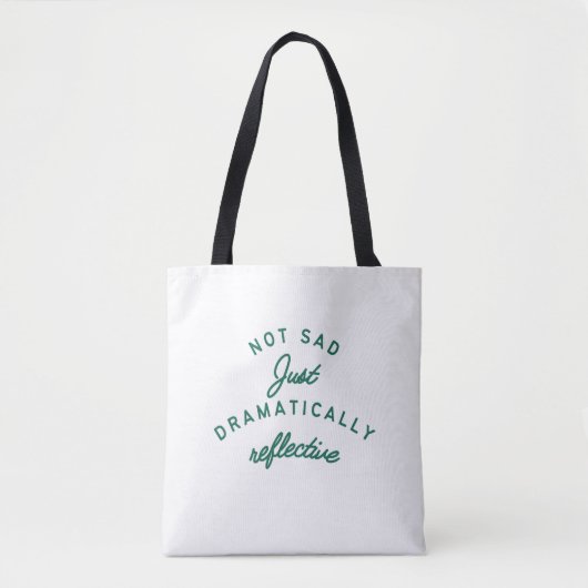 Dramatisch Nachdenkliche Stimmung Tasche (Vorderseite)