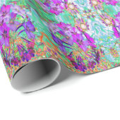 Dramatisch Psychedelische Magenta und violette Blu Geschenkpapier (Rolleneckpunkt)