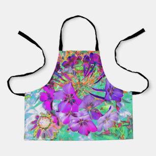 Dramatisch Psychedelische Magenta und violette Blu Schürze